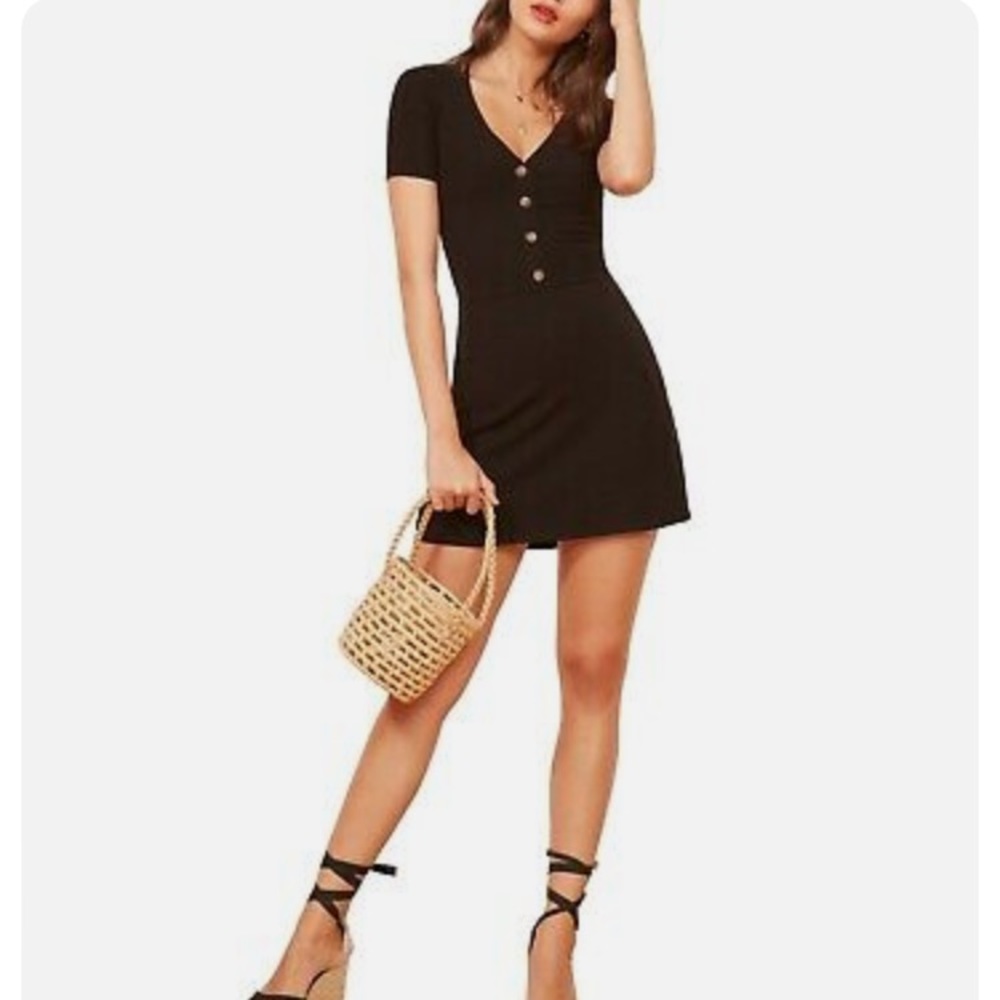 Reformation Cardinal Mini Dress.